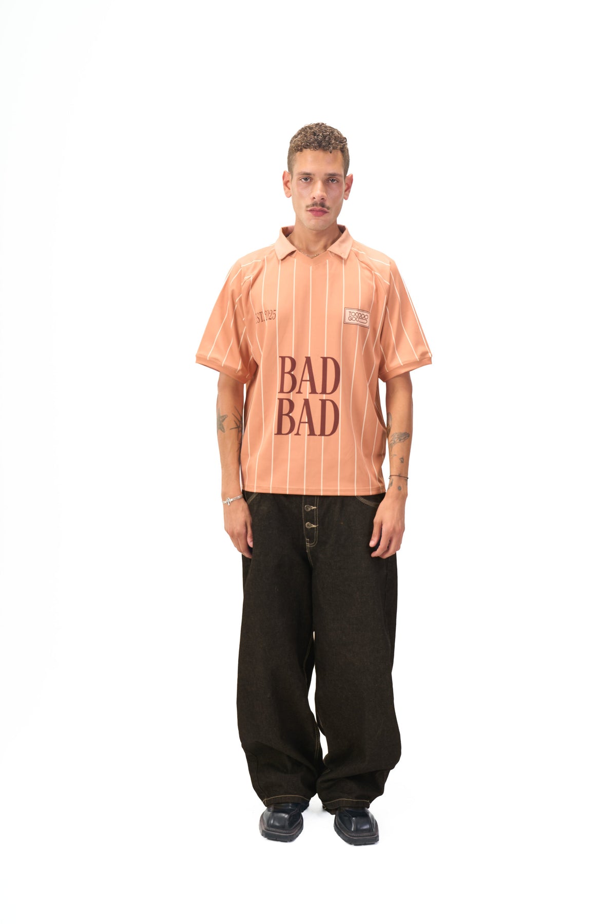 Sand Pinstriped Jersey