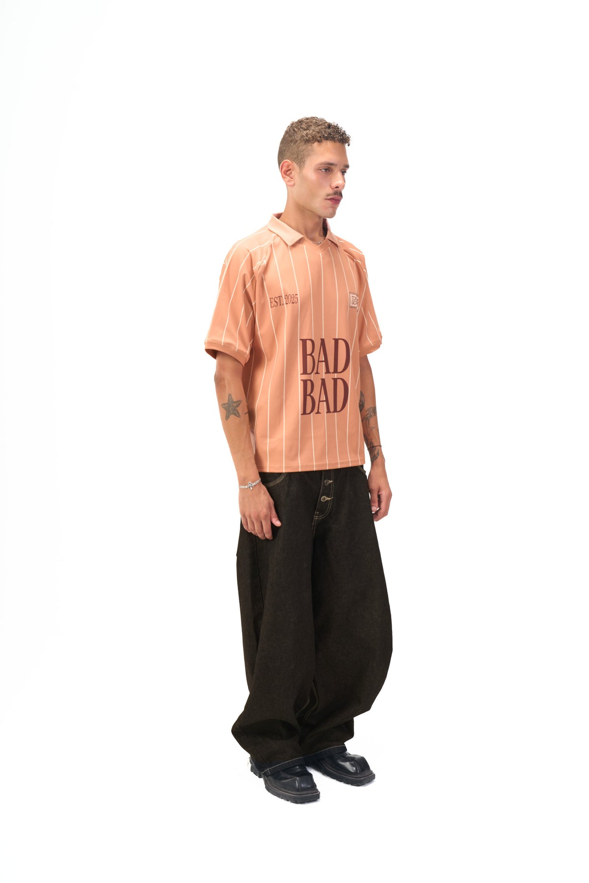Sand Pinstriped Jersey