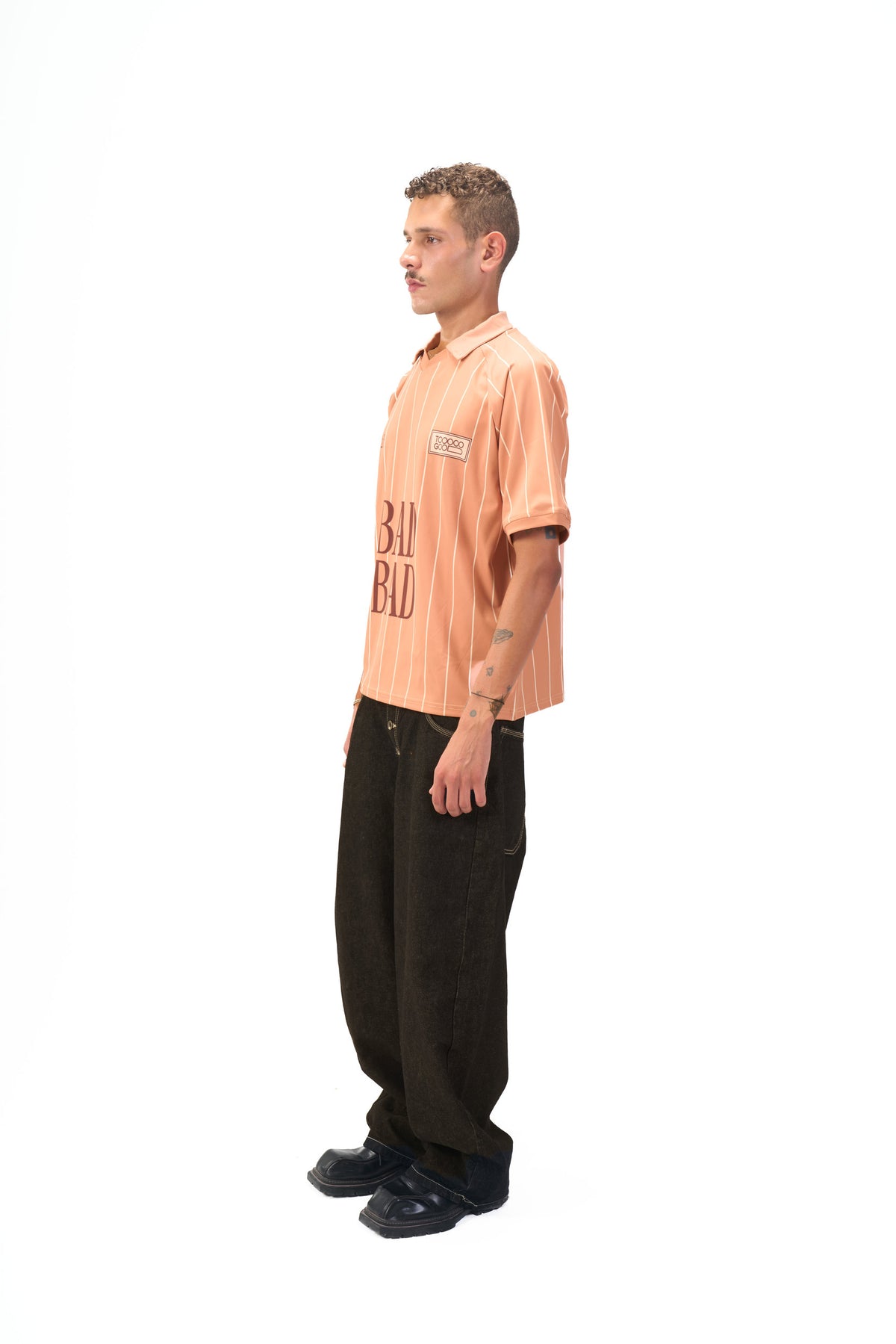 Sand Pinstriped Jersey